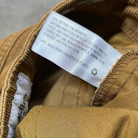 Goodfellow Brown Corduroy Pants Slim Fit 30x32 Preppy Casual - Picture 8 of 8